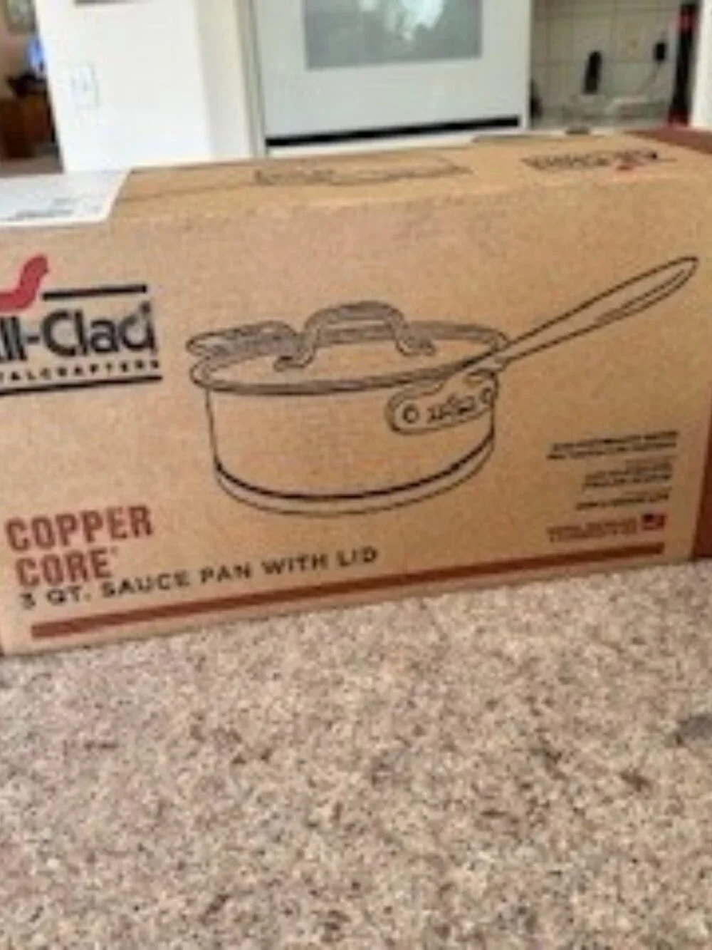 All-Clad Copper Core 5-core Stainless 3 Qt Saucepan